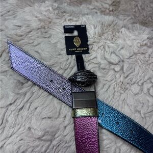 Kurt Geiger Reversible Purple and Blue Belt